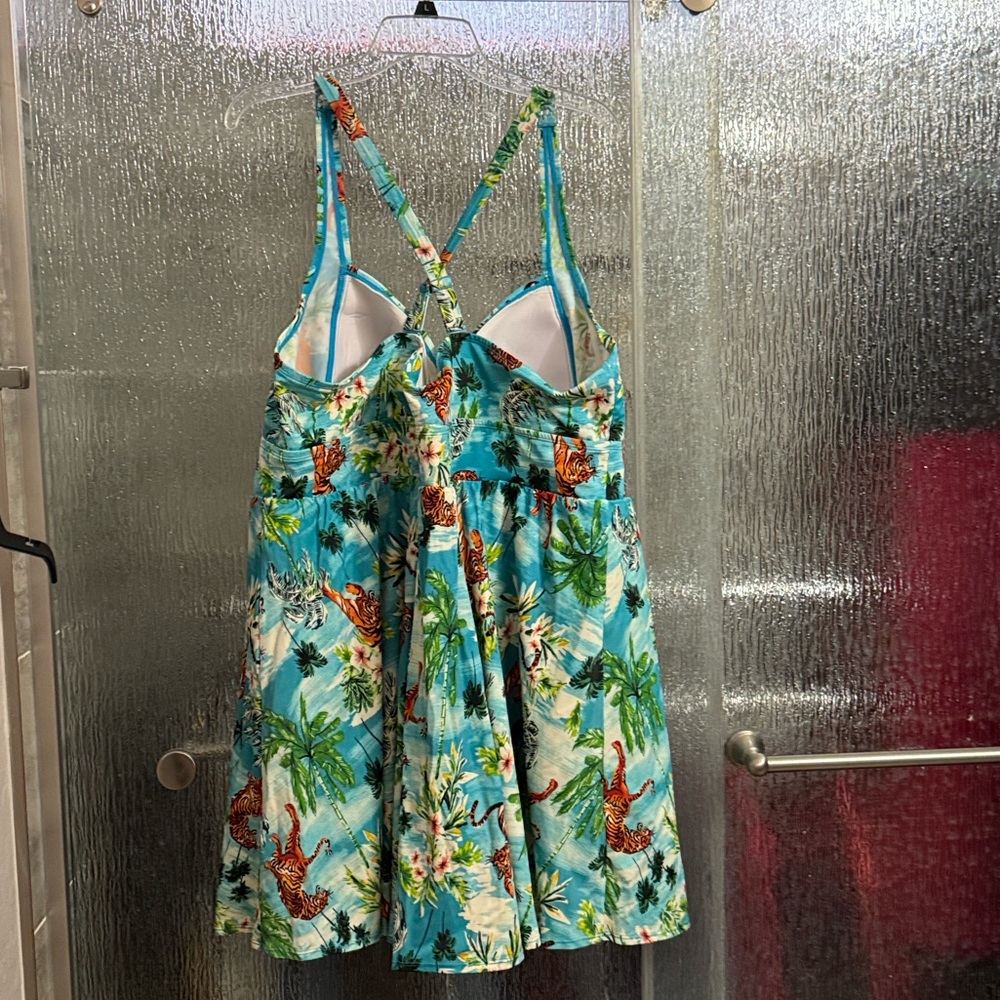 Tropical Tiger Swim Dress - Picture 6 of 9
